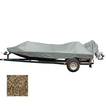 CARVER BY COVERCRAFT Styled-to-Fit Boat Cover f/17.5 Jon Style Bass Boats - Shadow Grass 77817C-SG